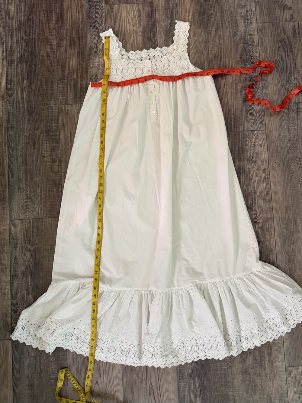 Doen White Nightgown *flawed - Picture 9 of 12
